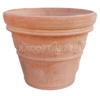 Italiaanse terracotta pot model vaso festonato
